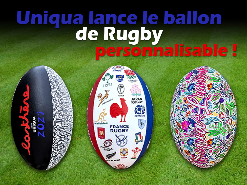 Nouveauté : Les Ballons de Rugby personnalisables